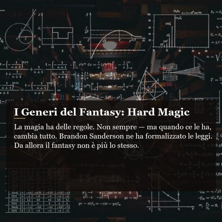 I Generi del Fantasy: Hard Magic — Fantasy con Sistemi Magici Complessi